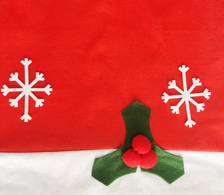 OEM Christmas Chair Cover Decoration and Craft for Promotion Gift