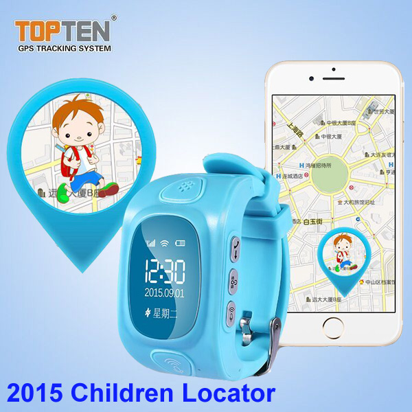 2015 Newest Wrist GPS Tracking Device for Kids Smart Watch Tacker Wt50-Ez