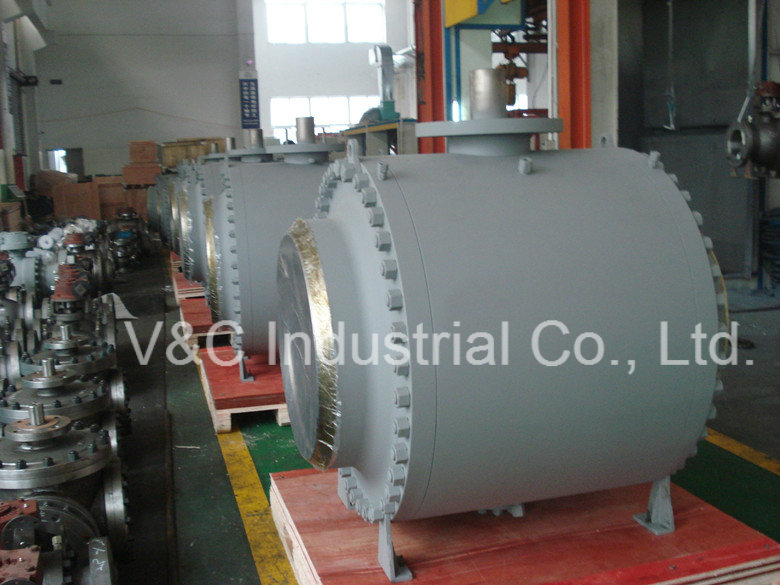 API Trunnion Flange Ball Valve with Epoxy Resin Painting