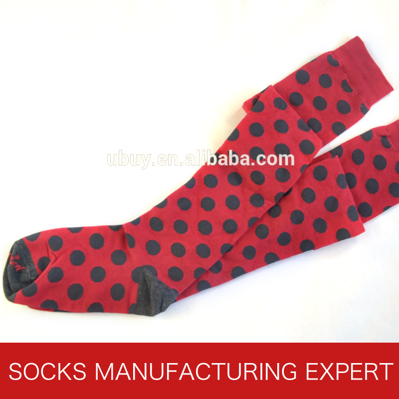 100% Cotton of Woman Coloful Tube Sock (UBM1045)