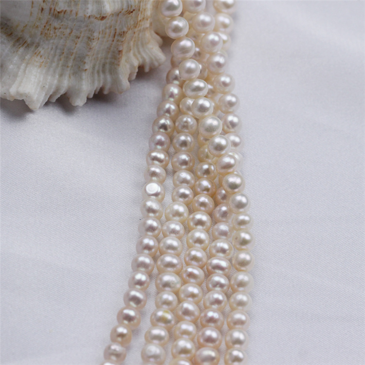 5mm AA Cheap Wholsesale Price Natural Pearl String Designs