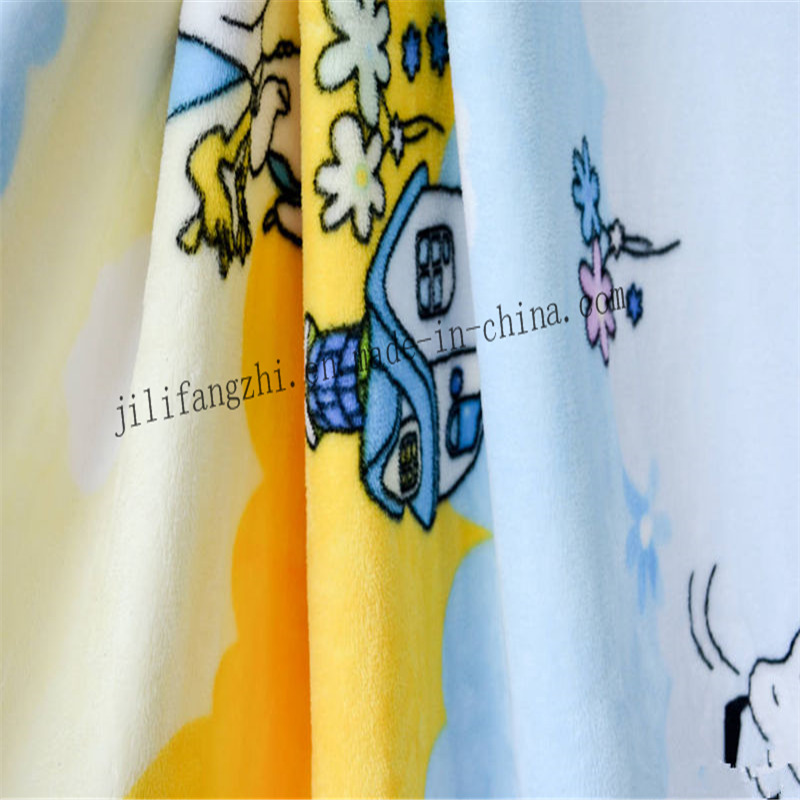 100%Cotton Print Flannel Fabric for Children Garment