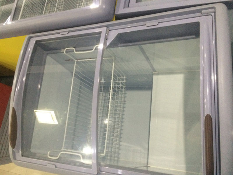 Wholesale Sliding Glass Door Chest Freezer Frozen Food Display Freezer