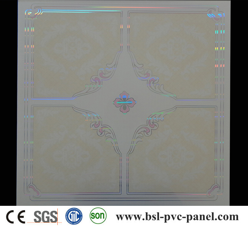 Hot Stamp PVC Panel 59.5cm 60cm PVC Ceiling