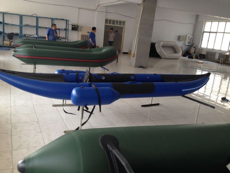 New Kayak with Extra Small Tubes, Inflatable Fishing Kayak