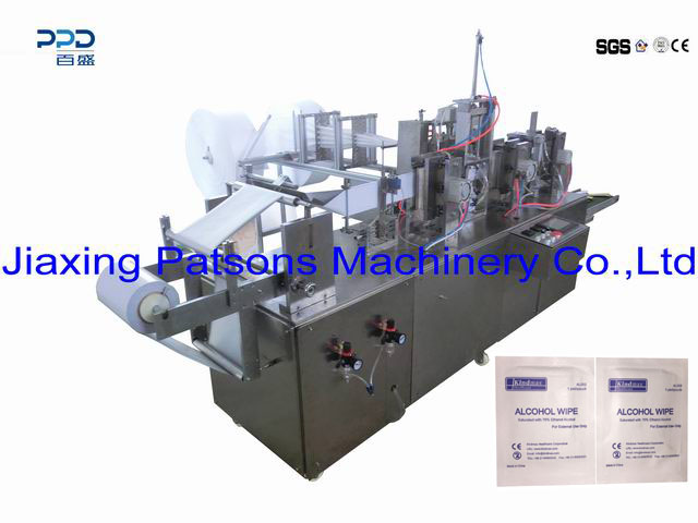 Moist Towelette Single Pack 4 Side Sealing Wet Tissue Making Machine