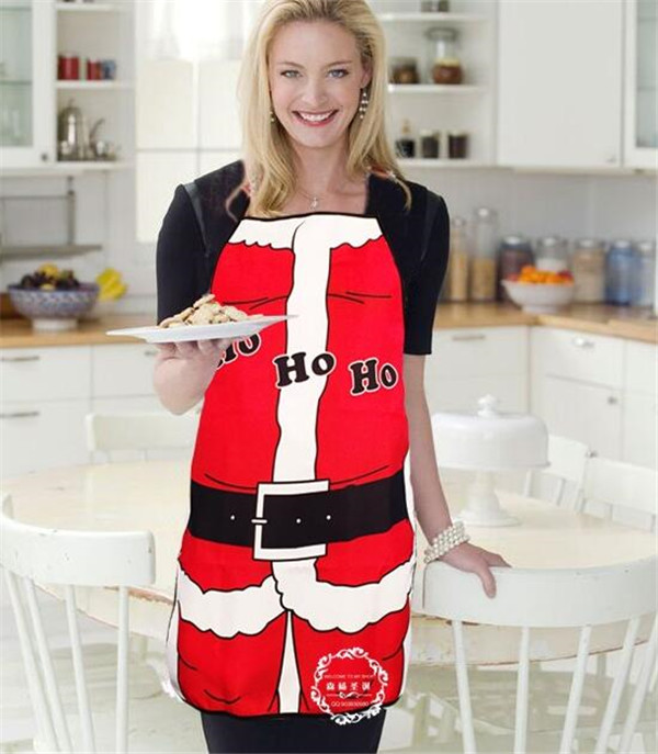 2016 Personality Funny Novelty Santa Claus Apron (80013)