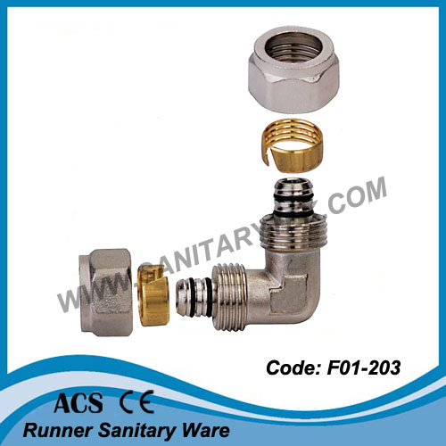 Brass Manifold with Connections for Multilayer Pex/Al/Pex Pipes (f01-743)