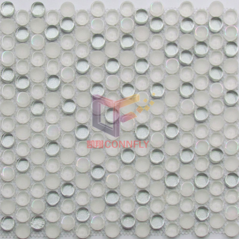 Round Shape Crystal Glass Mosaic (CFC645)