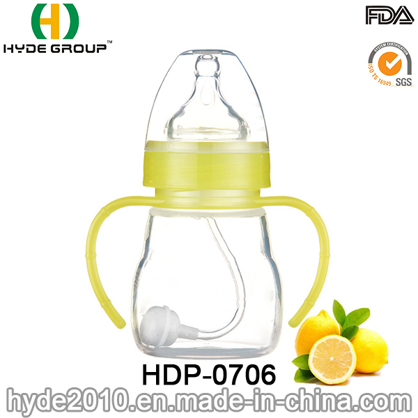 150ml BPA Free Plastic Baby Feeding Bottle (HDP-0706)