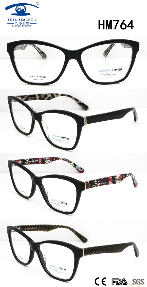 High Quality New Arrival Fashion Acetate Optical Frame (HM764)