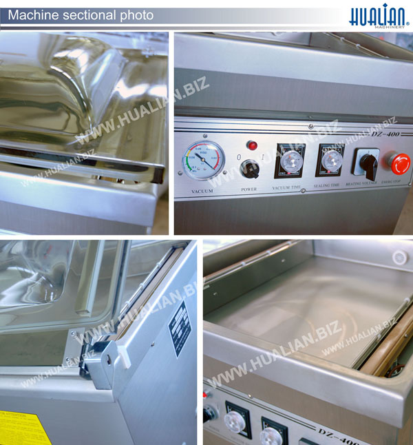 Hualian 2016 Table Vacuum Packaging Machine (DZ-400/2T)