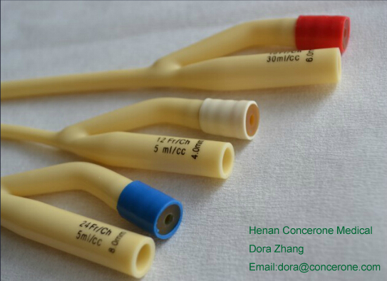Disposable 2-Way Foley Urine Catheter with CE & ISO