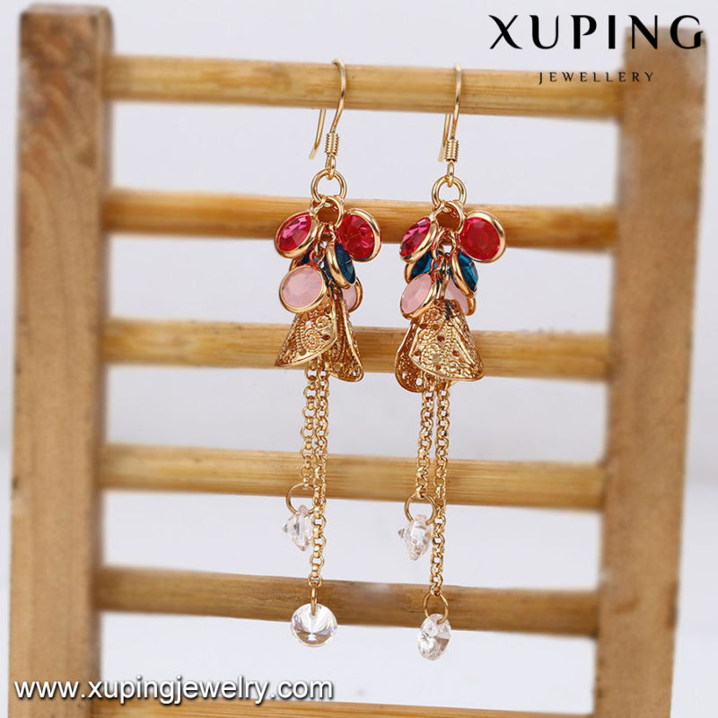 92145 Fashion Colorful Cubic Zirconia Jewelry Earring Drop