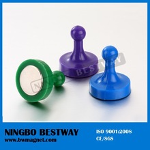 Plastic Colorful Magnetic Push Pins