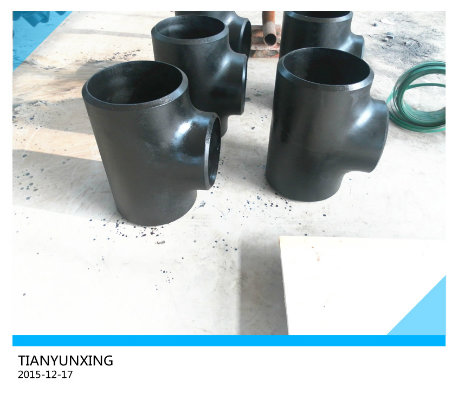 DIN En10253-2 Seamless Tee Carbon Steel Pipe Fittings