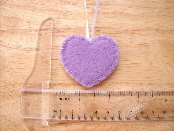 2015 Hot Selling Lavender Heart Ornaments