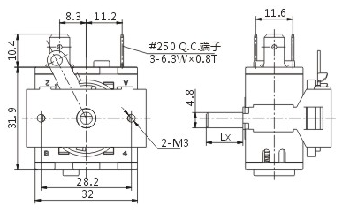 Soken 12 Position Pull Chain Rotary Switch