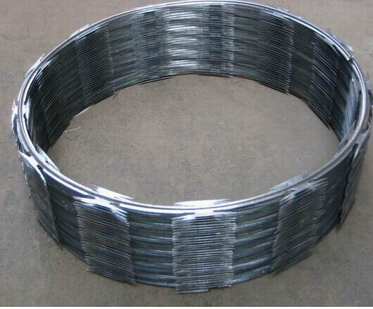 Galvanized Razor Barbed Wire Cbt-65