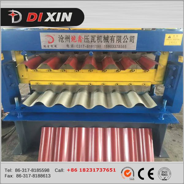 Dx 850 Corrugated Galvanized Roofing Sheet Roll Forming Machine