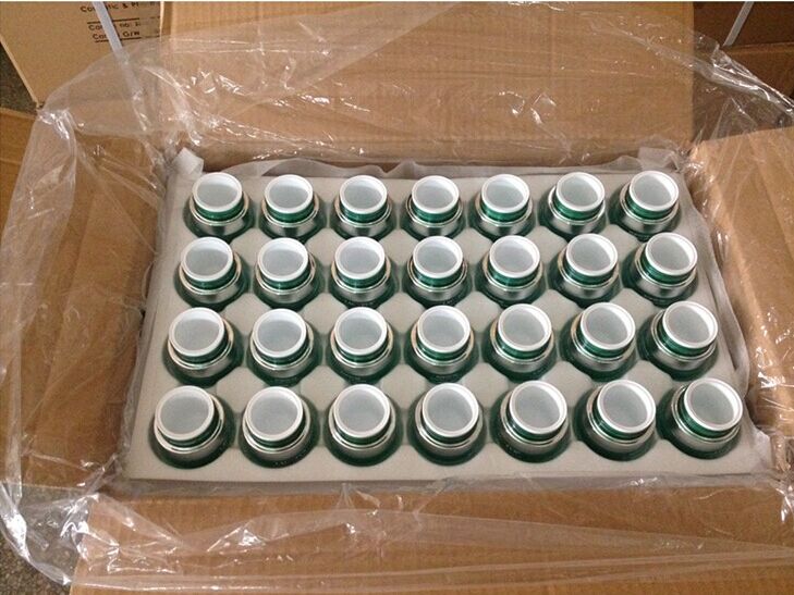 95ml-750ml Plastic Cylinder Jars with Alumium Cap (EF-J21)