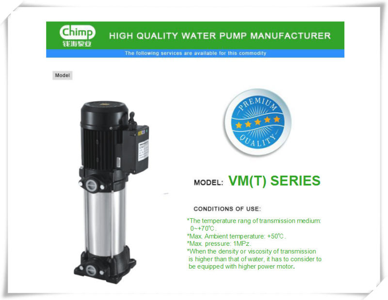 Chimp Vertical Stainless Steel Water Pump