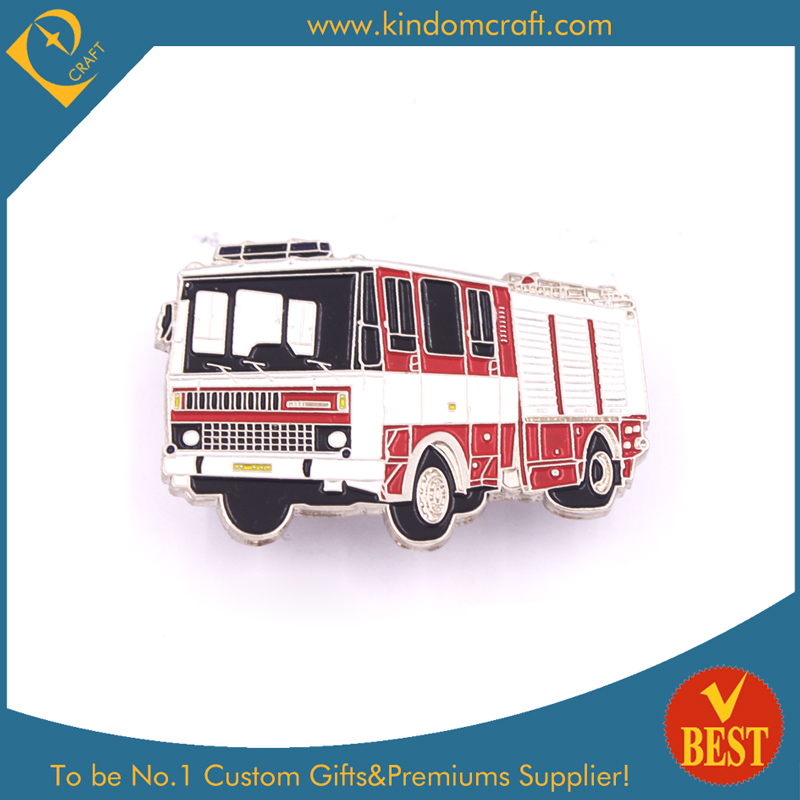 Fire Truck Pin Badge for Souvenir as Publicity Gift