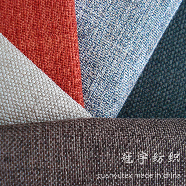 Fire Retardant Linen Compound Fabric for Slipcovers