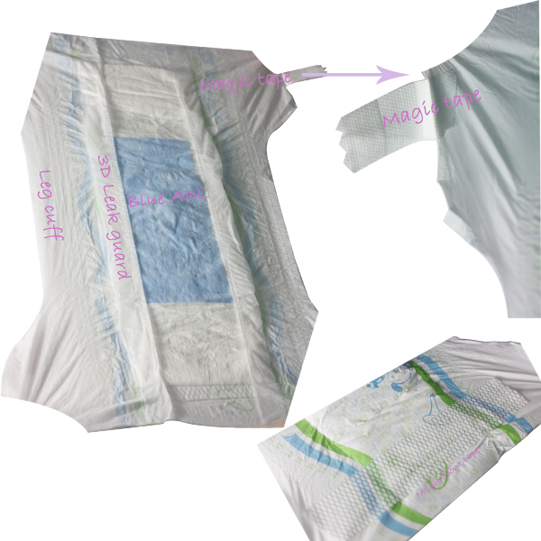 Hot Sale Nigeria Brand Baby Diaper.