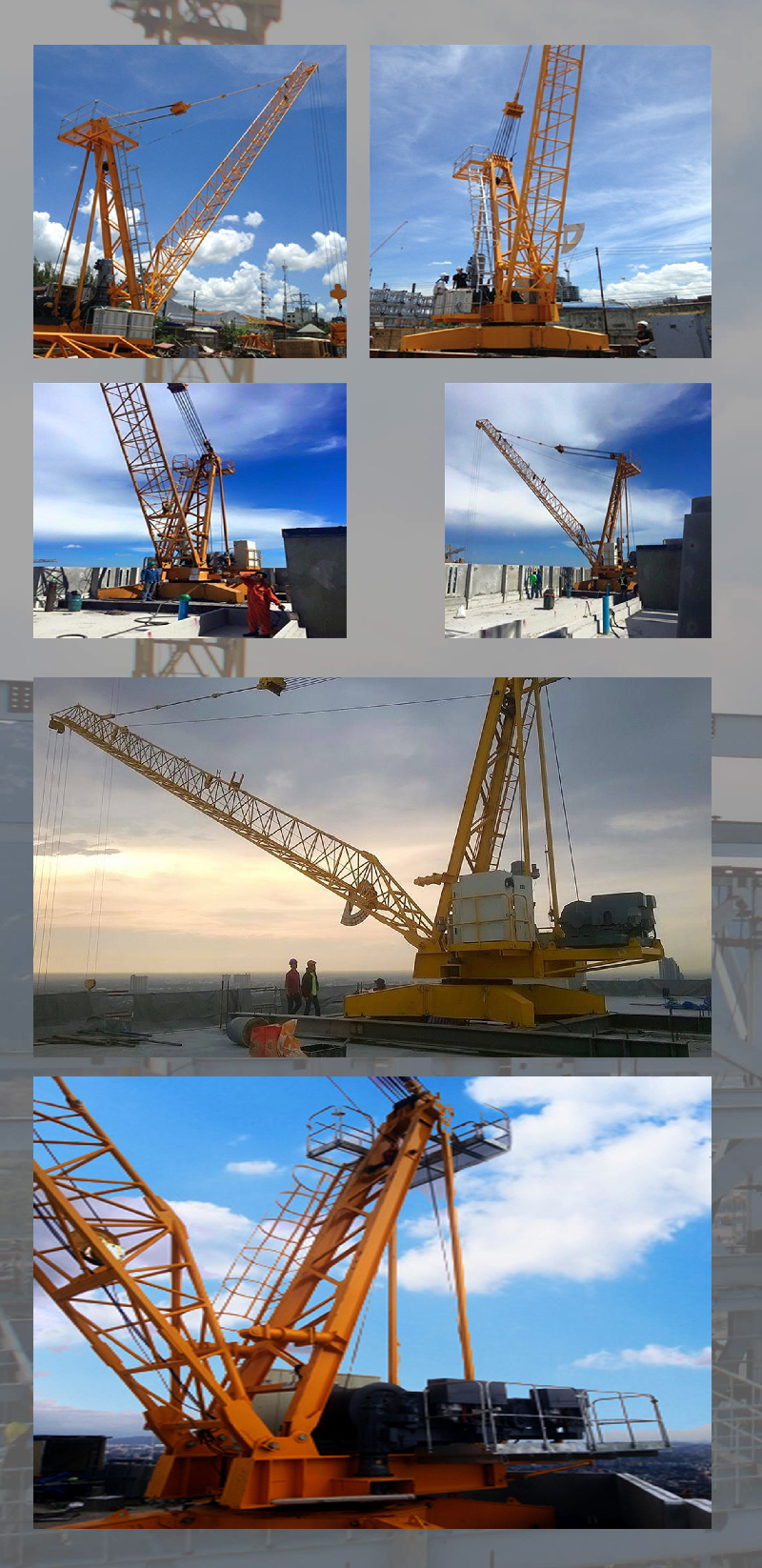 Self-supporting Tower Crane