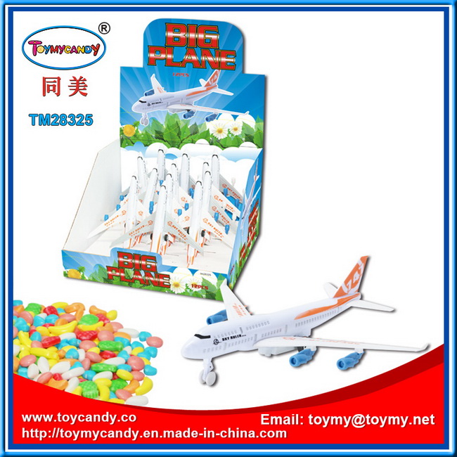 Wholesale Cheap Plastic New Toy Plane Vehicle Toy with Candy