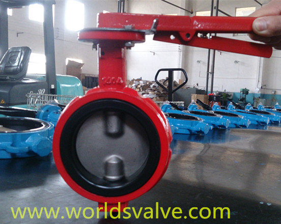 Ductile Iron Ggg50 Demco Industrial Butterfly Valve (D71X-10/16)