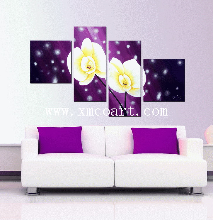 Moder Flower Oil Painting