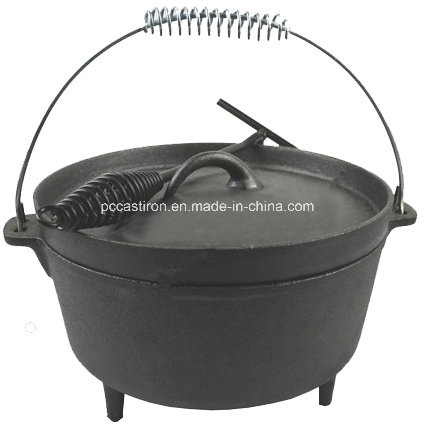 Preseasoned Cast Iron Dutch Oven Outdoor Camping Set