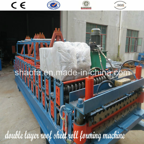 Double Layer Roofing Sheet Roll Forming Machine (AF-R1100/1025)