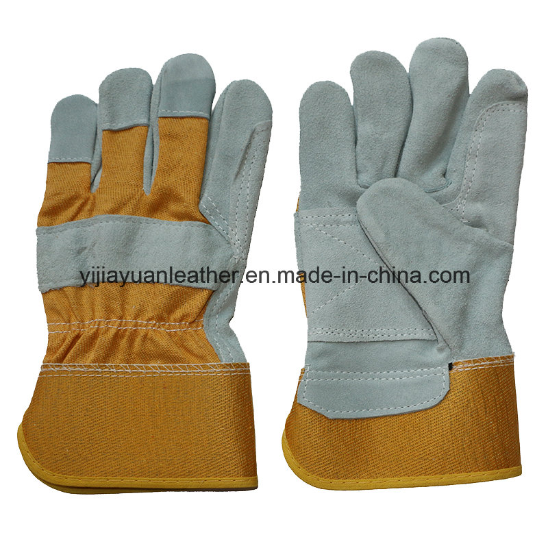 Cowhide Split Leather Work Gloves for Workers