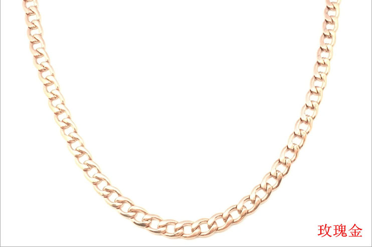 Stainless Steel Gold Fashion Jewelry Necklace