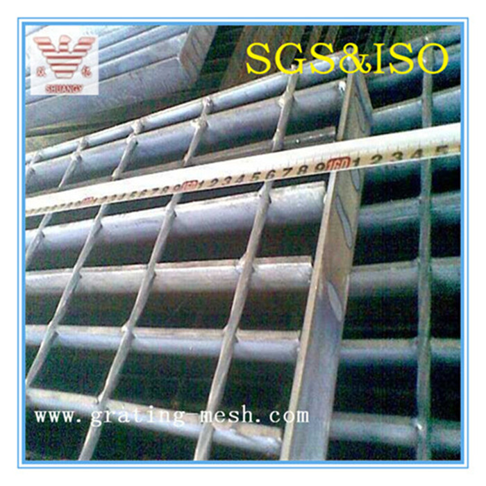 Serrated Insert Galvanized Steel Bar Grating for Walkway