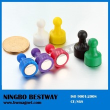 Plastic Colorful Magnetic Push Pins