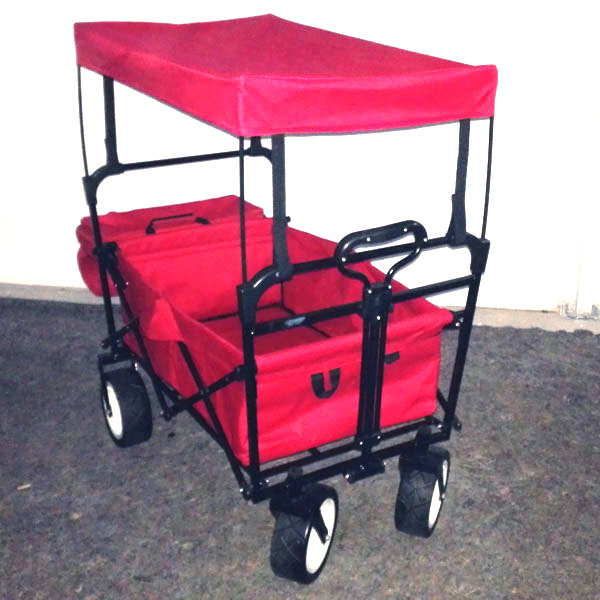 Utility Collapsible Folding Wagon for Camping and Shopping