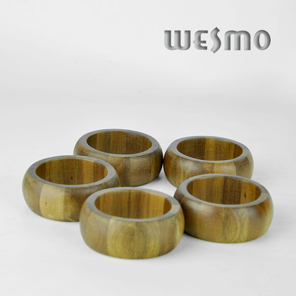 Eco-Friendly Kitchenware Bamboo Napkin Rings