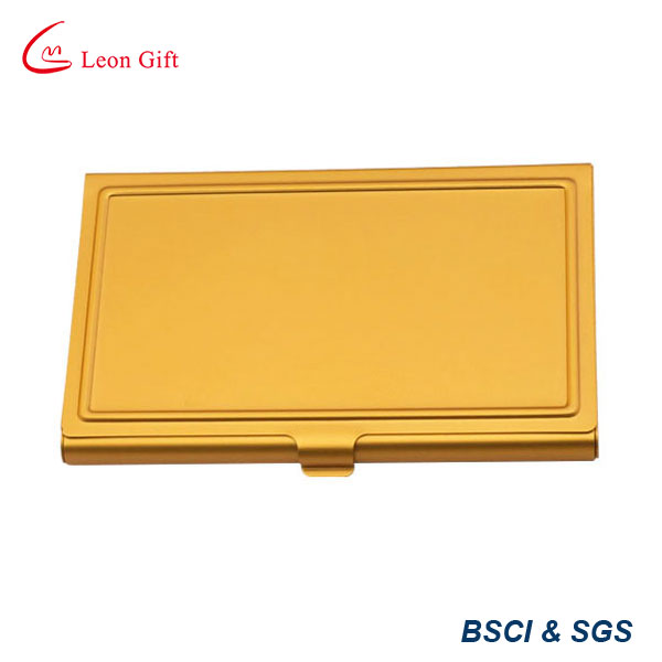 Customized Gold Credit Card Holder for Promotion