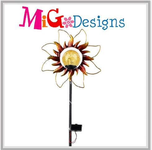 Sunflower Solar Powered Outdoor Garden Stake Color Changing Light