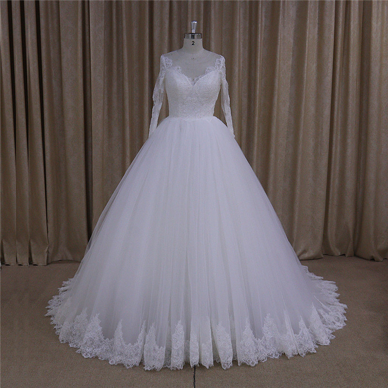 Wedding Dresses Evening Long Long Sleeve