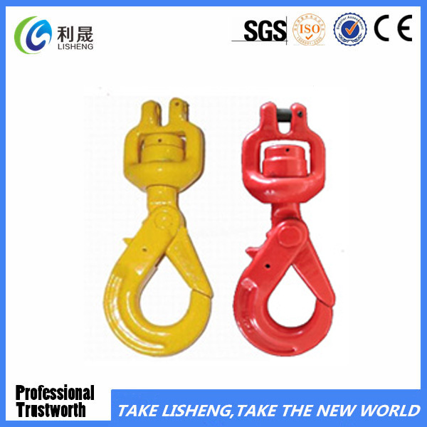 Safety Locking Swivel Hook for Hoist Lifting