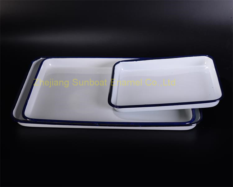 Sunboat Hot Selling Enamel Rectangular Tray/Plate