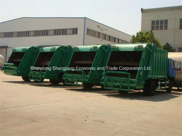 6*4 Dongfeng Compression Garbage Truck with 18cbm Capacity