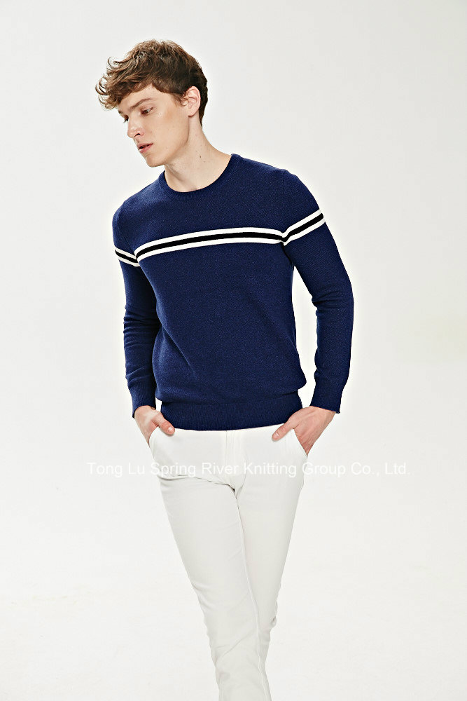 Men Winter Cotton Stripted Knitwear Sweater