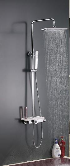 Modern Wall Mounted Bathroom Shower Set (ICD-A80081)
