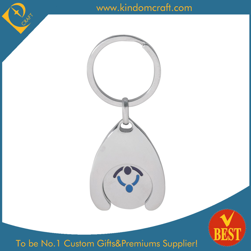 Custom Trolley Coin Keyholder with Tokens